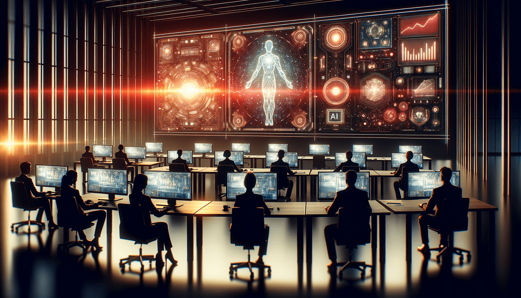 AI operations background